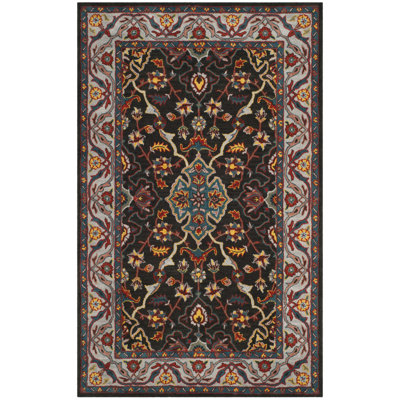 Tapis oriental en laine touffeté à la main Wahcheechee