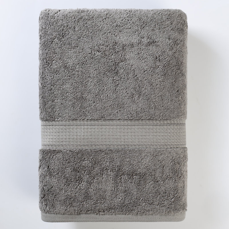 Serviette de bain en coton Payten Classic, Gris anthracite