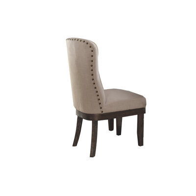 Aralynn 21'' H Linen Upholstered Side Chair