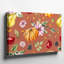 Toile sur fond terre cuite chaleureuse-576795378