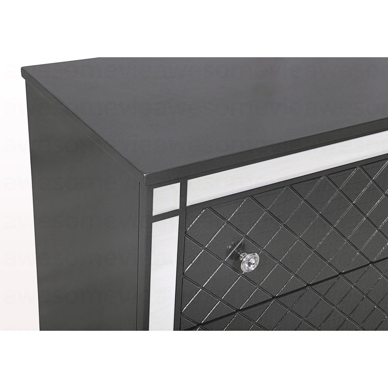 Commode de rangement traditionnelle 6 tiroirs 1Pc