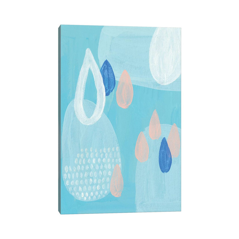 Toile métallique Stepreix - Azur I par Melissa Wang
