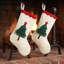 Hand Felted Wool Christmas Tree Stocking-21064514
