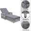Chaise longue d'extérieur avec coussins-1488349920
