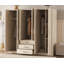 Armoire de chambre 6 portes grise-902895593