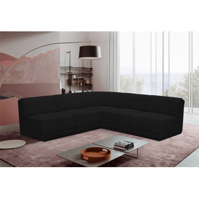 Canapé modulaire rembourré 5 pièces Ollie