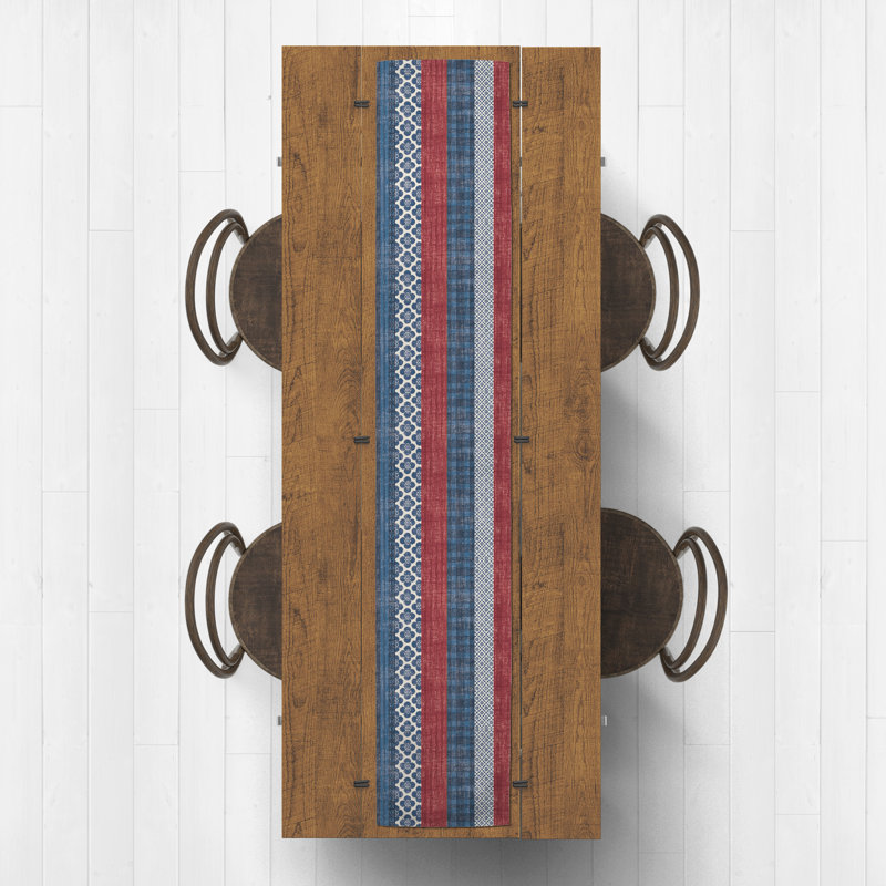Chemin de table American, 72 po x 16 po