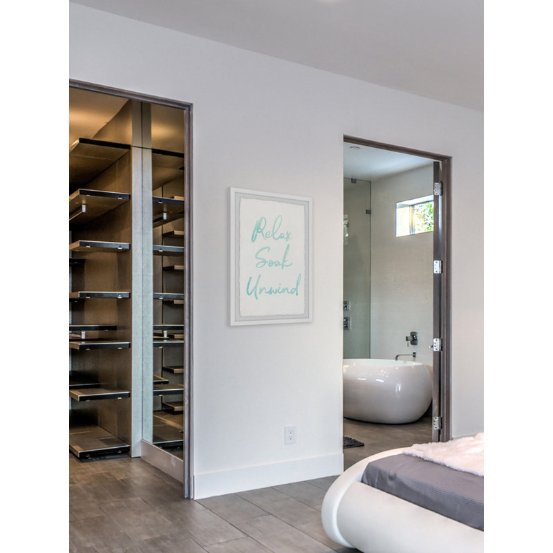 Unwind Rules - Single Picture Frame Print, 61cm H x 41cm W x 3.81cm D