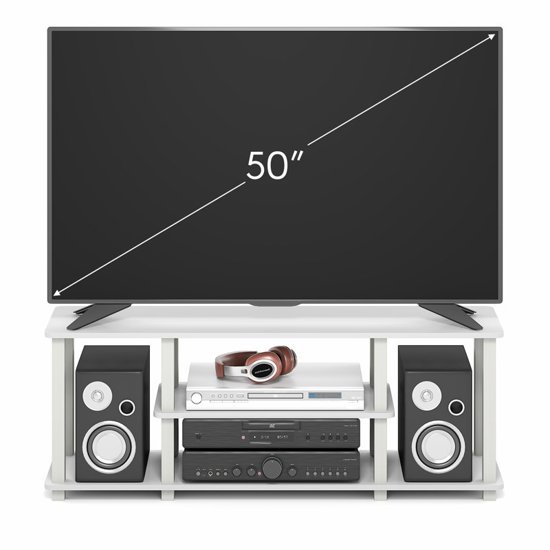 Orhideea 43.8'' W Storage Credenza, White Square