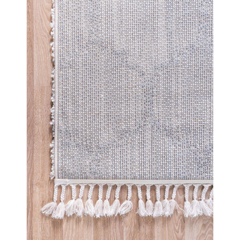 Mitzy Geometric Indoor Rug, Square 8'