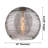 Luminaire suspendu suspendu 1 lumière Edison Athens Deco Swirl-616-G1213-98897735-98897734