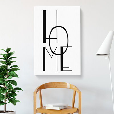 Home - Wrapped Canvas Print