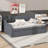 Upholstered Daybed with Trundle Bed