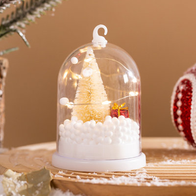 Décorations de Noël, cadeaux lumineux pour enfants, petites veilleuses, dessus de table, arbres de Noël et décorations de neige