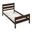 Wood Twin Bed Frame With Headboard And Footboard-234125041