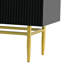 60" modern elegant 4-door sideboard gold metal handle buffet cabinet,buffet cabinet,office credenza Tolga-175177154
