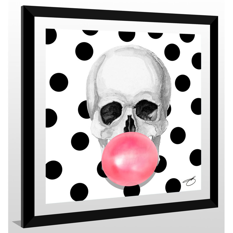 « bubble brain », reproduction d’impression sur toile encadrée, H 27,5 po x l 27,5 po x P 0,75 po, Cadre en plexiglas noir