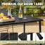 Table de patio pour l'extérieur