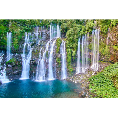 Cascade Langevin - Reunion Island by Imv - Print