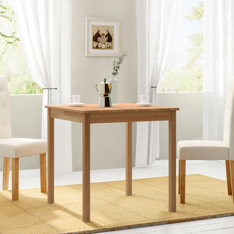 Juliana solid wood dining table, Beech Heartwood