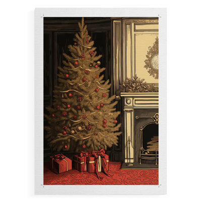 Christmas Holiday Art DVI - Impression sur toile seulement - NON-CADRE