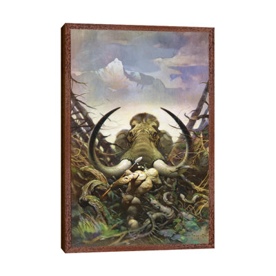 The Mammoth by Frank Frazetta - Painting on Canvas