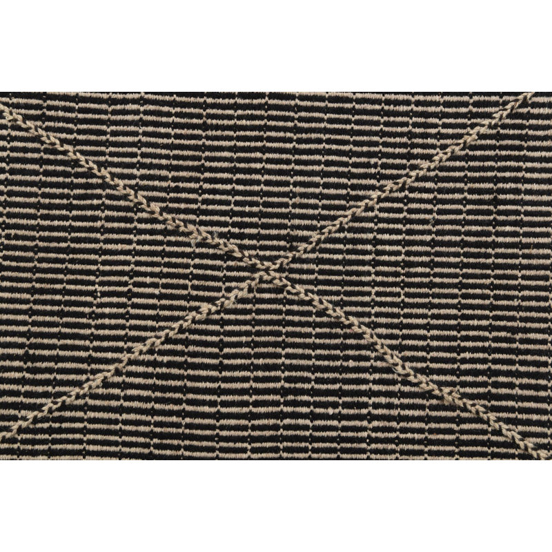 Nick Black and White Rug