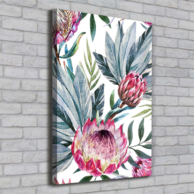 Protea - Wrapped Canvas Print