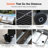 Brand-Man 2-in-1 Propane Gas Grill & Griddle Combo, 6-Burner with Double Stainless Steel Lids, Foldable Shelves & Wheels for Backyard & Patio-123186784