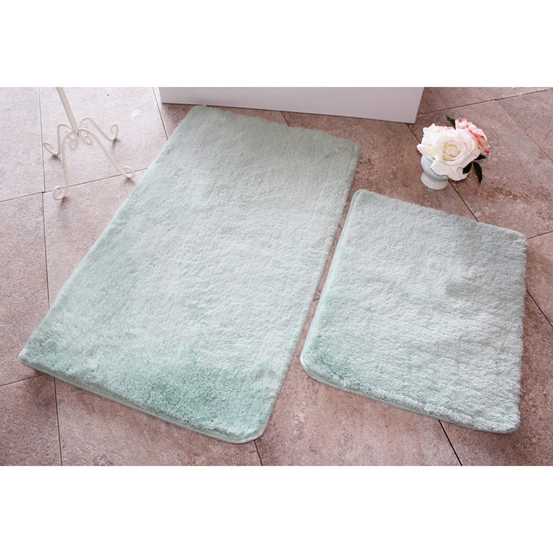 Assonet 2 Piece Bath Rug Set, Mint