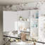 Armoire à pharmacie murale avec porte miroir, tablettes réglables et rangement ouvert | Idée de cadeau-696218378