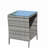Outdoor Coffee Table with clear tempered glass-1286965176