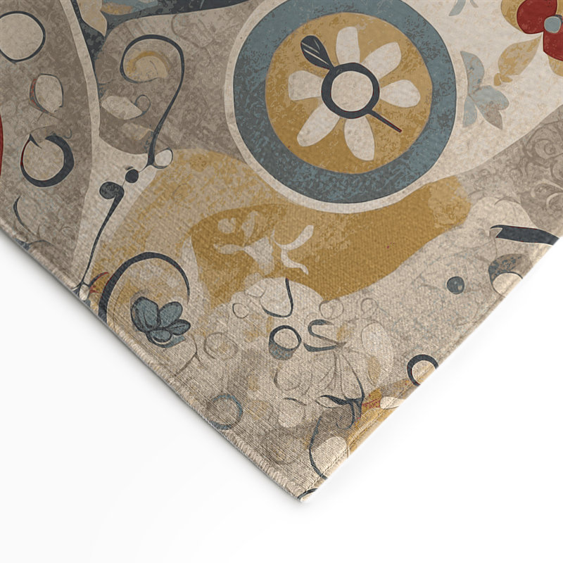 Tapis intérieur et extérieur Quirky Dash, Rectangulaire 2 pi x 3 pi