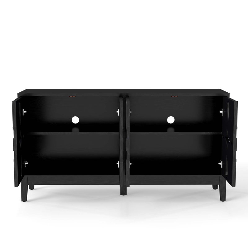 Verdina 60.5" Sideboard, Black