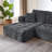 L-Shape  Sectional Oversized Sofa-861000731-861000730
