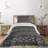Ethnic Rustic Polyester Geometric Shapes Coverlet-999029859