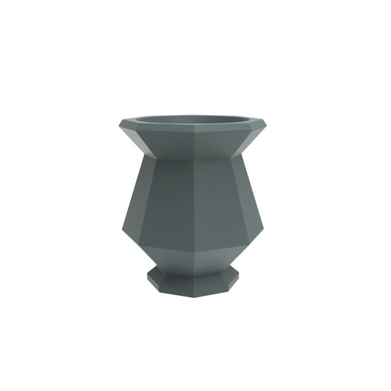 Origami - Kashi Planter, 47.25" H x 37.25" W x 37.25" D, Green