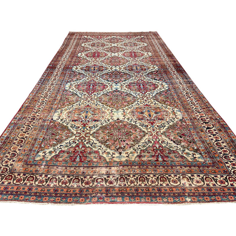 Tapis turc Oushak ivoire 8 x 15