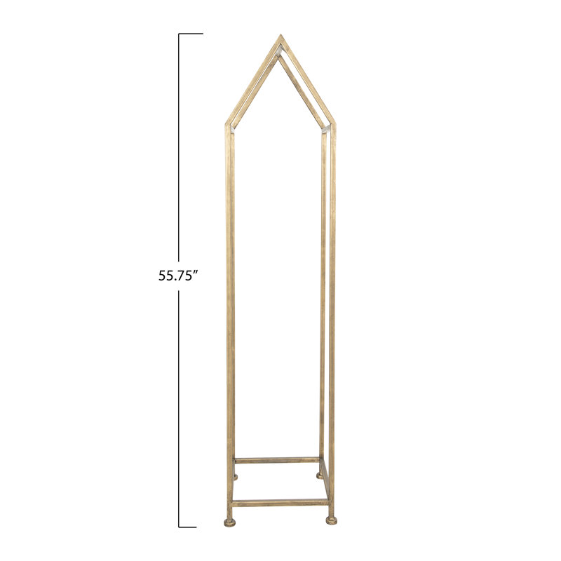 30.8cm W Metal Log Rack, Gold