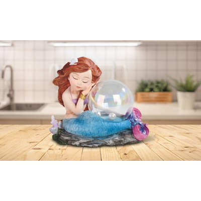 Figurine sirène avec bulles 5 po