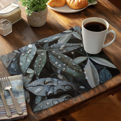 Leaves after Rain Braided Polyester Boltwood | Set of 6