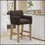 Upholstered 26 Inch Counter Stool - Weathered -1892956939-1892956942