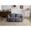 Upholstered 42.65 " Faux Fur Loveseat