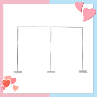 Photo Backdrop Stand Heavy Duty Banner Holder Adjustable Photography Poster  Stand Height Photo Booth