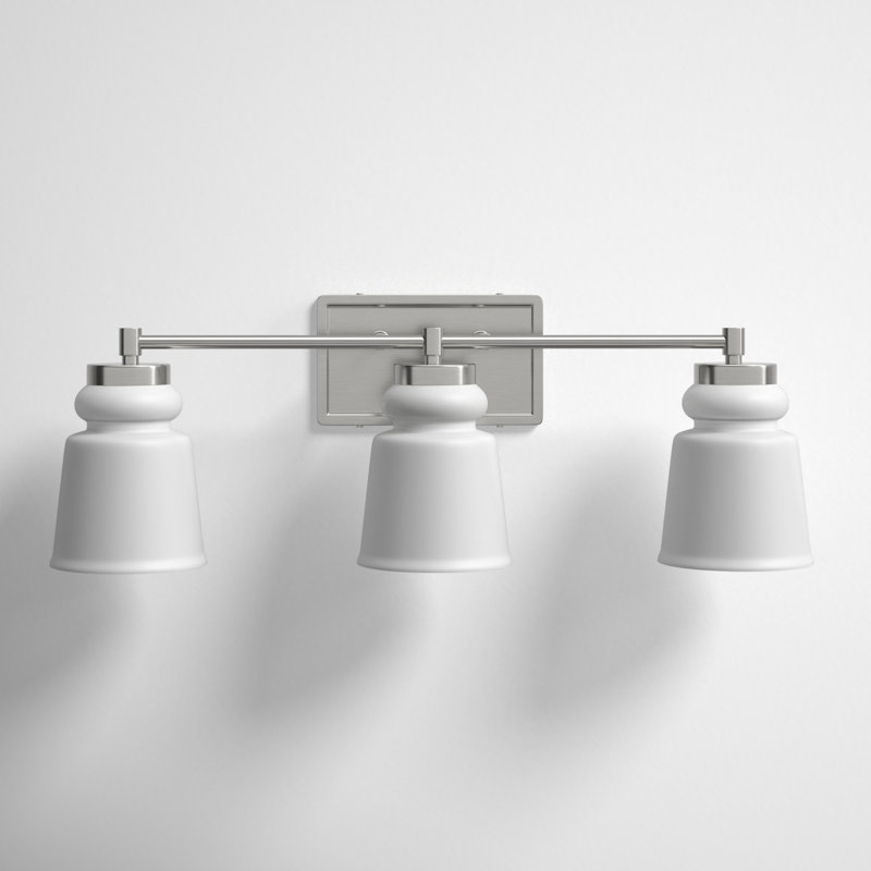 Libre 3 Light Milk Dimmable Vanity Light