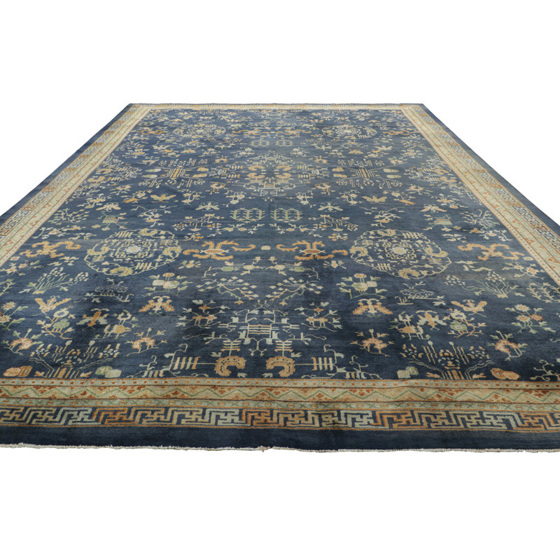 One-of-a-Kind 13’4”x17’10” Hand Knotted Area Rug