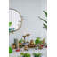 Figurine perroquet 8 po x 5 po x 7,5 po or