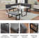Lansu 6 - Person Double Pedestal Dining Set