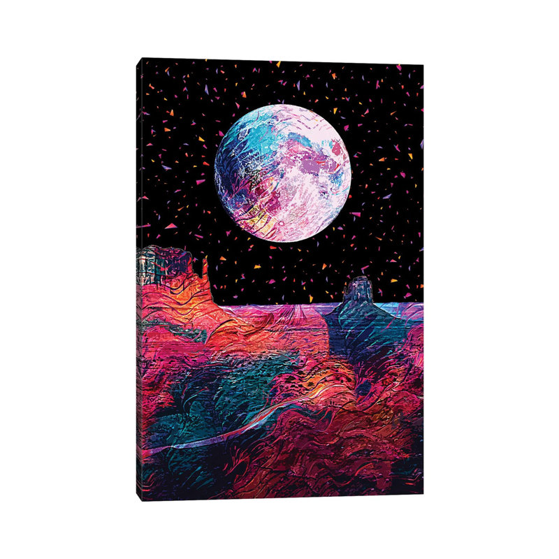 Full Moon XI 1 Piece Wrapped Canvas Wall Art, 30.48 cm H x 45.72 cm W