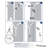 Belanger Retrofit Massage/Jet Dual Shower Head-78378923